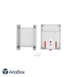 باکس تجهیزات ریلی ماژولار کوچک ABR111 با ابعاد 40×71×90 میلی متر