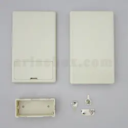 باکس جاباتری دار تجهیزات الکترونیکی رومیزی 20-38D با ابعاد 17×62×102 میلی متر