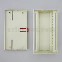 باکس شیاردار تجهیزات الکترونیکی ریلی 23-157C با ابعاد 63×88×159 میلی متر