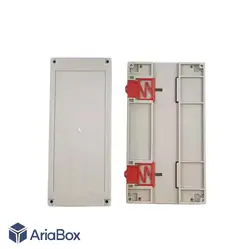 باکس ریلی ماژولار تجهیزات الکترونیکی ABR102 با ابعاد 65×110×200 میلی متر