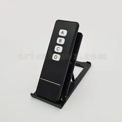باکس ریموت کنترل 4 کاناله ABH123-A2 با ابعاد 15×42×125 میلی متر
