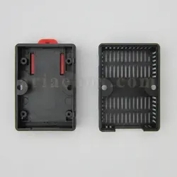 باکس کوچک تجهیزات الکترونیکی ریلی ماژولار ABR127-A2 با ابعاد 29×46×65 میلی متر