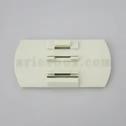براکت ریلی نصب برد الکترونیکی 61-23 با ابعاد 19×54×104 میلی متر