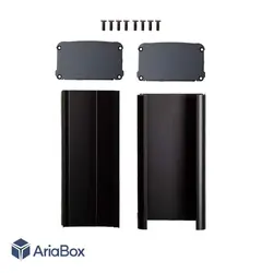 جعبه آلومینیومی اینورتر پنل دار ABL414-A2 با ابعاد 55×95×180 میلی متر