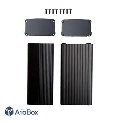 جعبه آلومینیومی اینورتر پنل دار ABL414-A2 با ابعاد 55×95×180 میلی متر