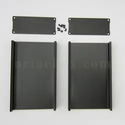 جعبه آلومینیومی کابل شاسی الکترونیکی ABL417-A2 با ابعاد 40×97×150 میلی متر