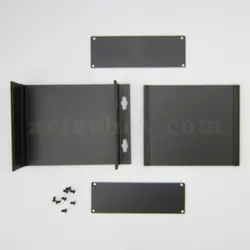 جعبه آلومینیومی منبع تغذیه موبایل ABL434-A2M با ابعاد 41×147×100 میلی متر