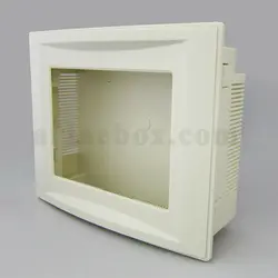 جعبه الکترونیکی نمایشگر 8.1 اینچ مدل 51-27 white با ابعاد 78×203×250 میلی متر