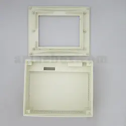 جعبه الکترونیکی نمایشگر 8.1 اینچ مدل 51-27 white با ابعاد 78×203×250 میلی متر