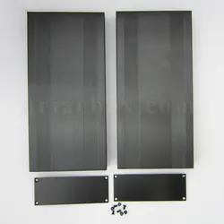 جعبه پروفیل اکسترود آلومینیومی برق ABL433-A2 با ابعاد 68×145×300 میلی متر