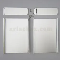 جعبه رومیزی آلومینیومی مخابراتی-الکترونیکی ABL424-A1 با ابعاد 33×114×150 میلی متر