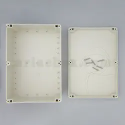 جعبه رومیزی ضدآب تجهیزات قدرت ABW217-A1 با ابعاد 95×185×265 میلی متر