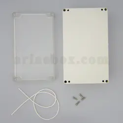 جعبه ضدآب شفاف اتصالات، منبع تغذیه ABW211-A1T با ابعاد 75×120×200 میلی متر