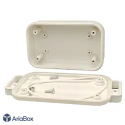 جعبه تجهیزات الکترونیکی دیواری ضدآب ABM143-A با ابعاد 32×62×100 میلی متر