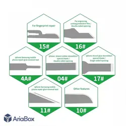 کاتر قلمی و تیغ های تعویض آی سی ریلایف مدل  RL-101B