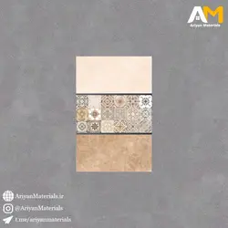 سرامیک دیواری طرح سایه کرم