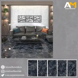 سرامیک دیواری طرح وستا آبی سرمه ای