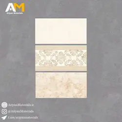 سرامیک دیواری طرح ماهور کرم رستیک