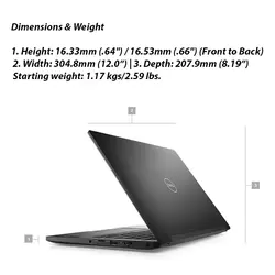 لپ تاپ دل مدل DELL latitude E7390 i5-8generation