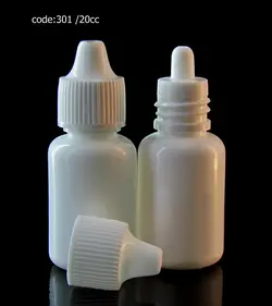 بطر پلی اتیلن 20 میل قطره چکانی سفید مات