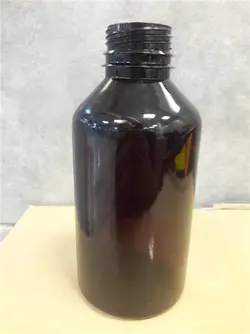 پت 1000 سی سی گرد قهوه ای دهانه بزرگ