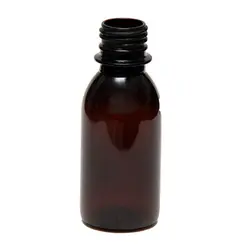 پت 120 سی سی گرد قهوه ای