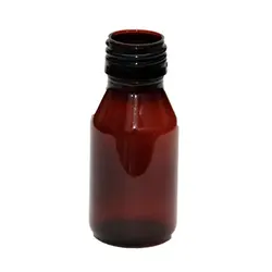 پت ۶۰ سی سی گرد قهوه ای