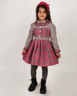پیراهن چهارخونه ماهک