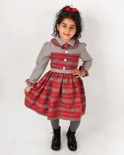 پیراهن چهارخونه ماهک